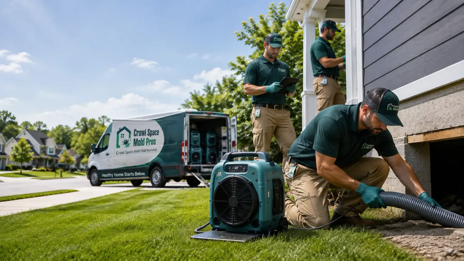 Crawl Space Mold Removal in Kiel, WI